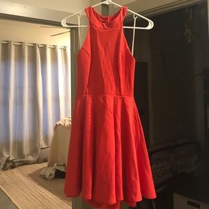 Red Lulus dress